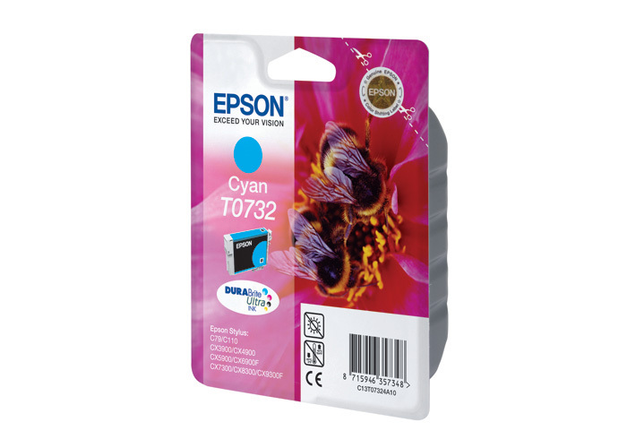 Cartridge Epson T105 / for Stylus Office T30/ T40W/ TX300F/ TX510FN / TX600FW / Cyan