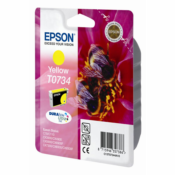 Cartridge Epson T105 / for Stylus Office T30/ T40W/ TX300F/ TX510FN / TX600FW / Yellow