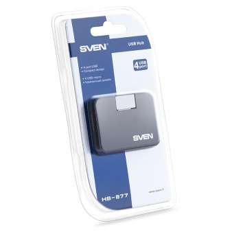 USB 2.0 Hub Sven HB-677 / 4-port /
