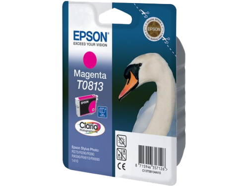 Cartridge Epson T081 / For Stylus Photo 1410/ R290/ R295/ RX610/ RX615/ RX690/ T50/ T59/ TX659/ TX800FW / Magenta