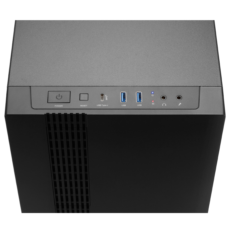 Case ATX Chieftec UK-02B-OP / no PSU / Black