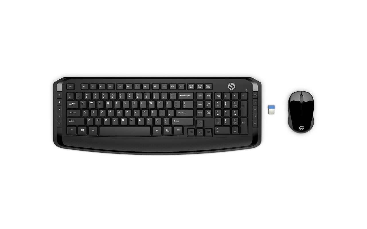 KIT HP Wireless Keyboard and Mouse 300 / 3ML04AA#ACB / Black