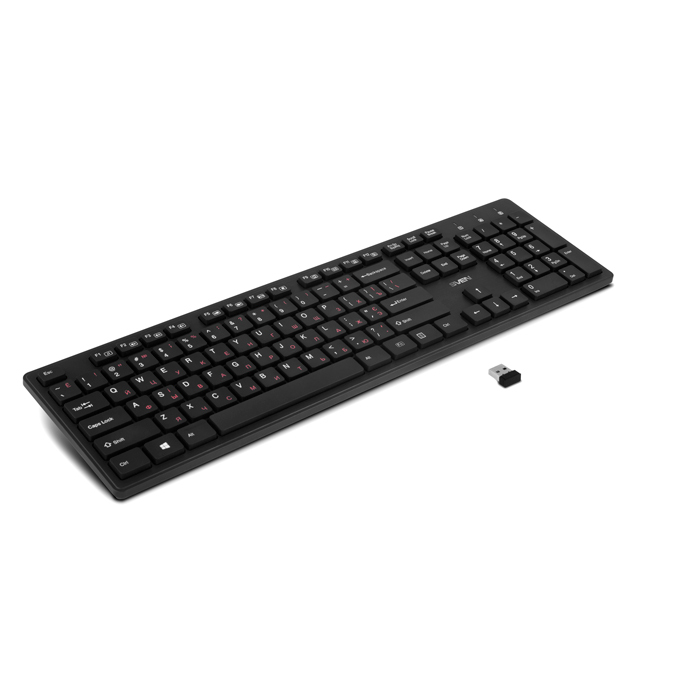 Keyboard Sven KB-E5800W / Slim / Wireless / Black