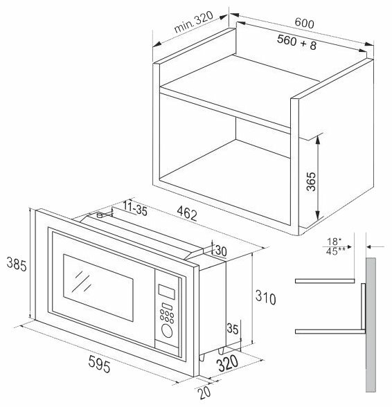 HANSA AMM20BEIH / Inox