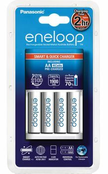 Panasonic Smart-Quick K-KJ16MCC40E + 4AA 1900mAh
