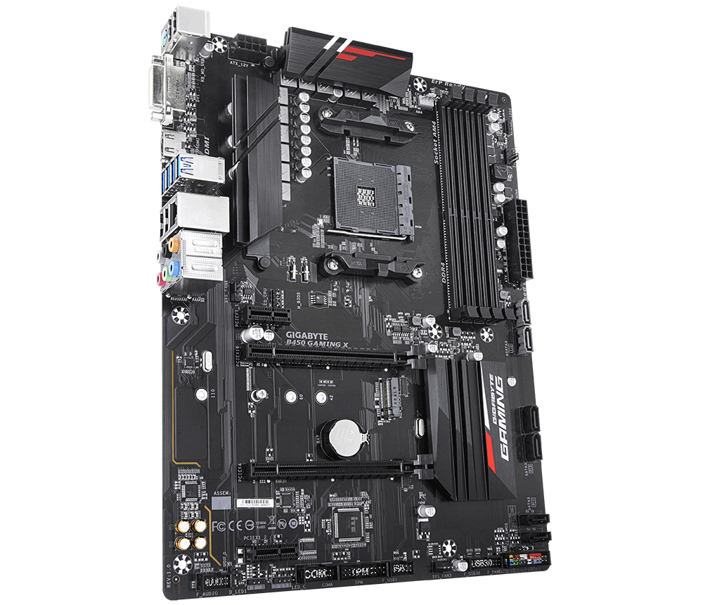MB GIGABYTE B450 GAMING X / Socket AM4 / AMD B450 / Dual 4xDDR4-2933 / ATX /