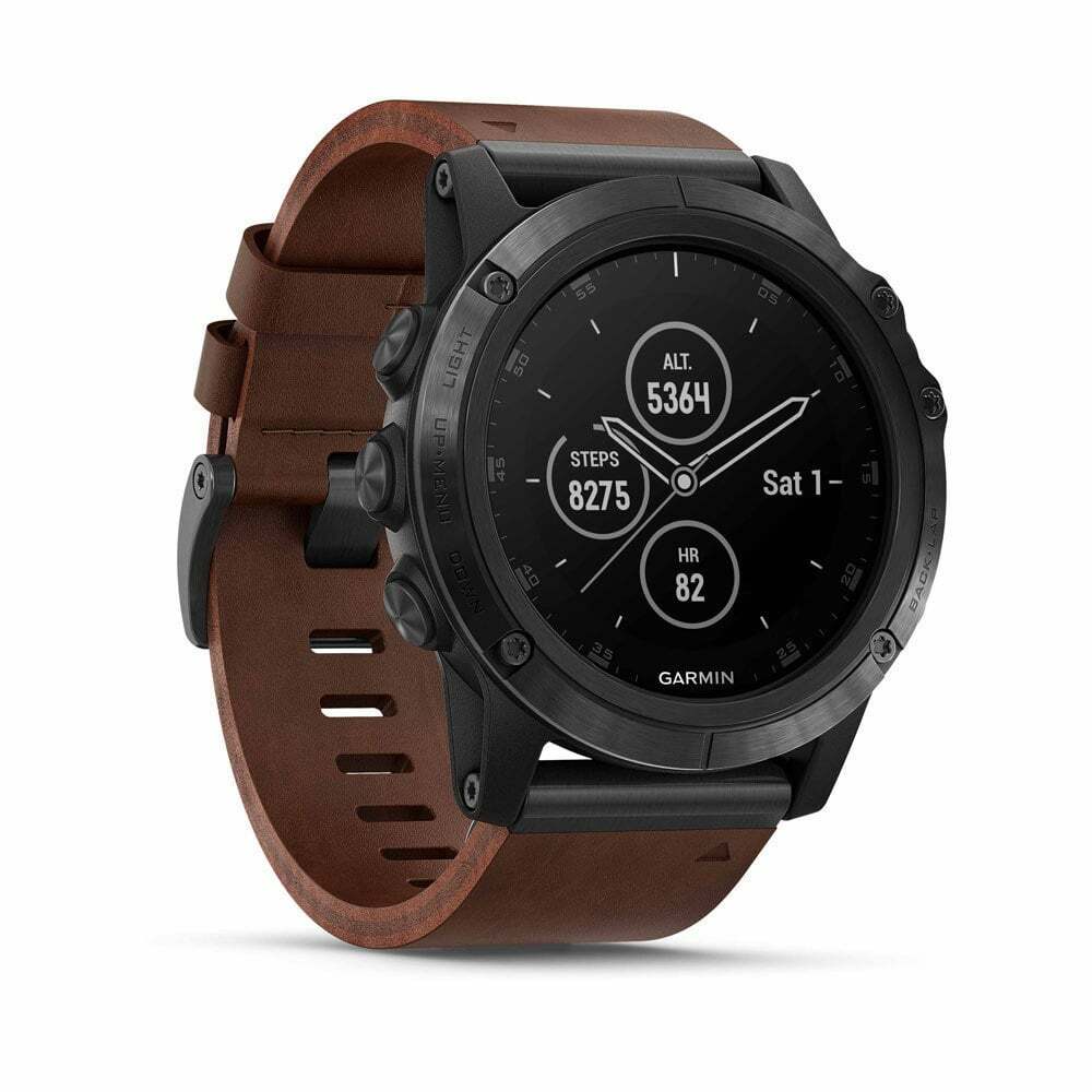 fenix 5x plus leather band