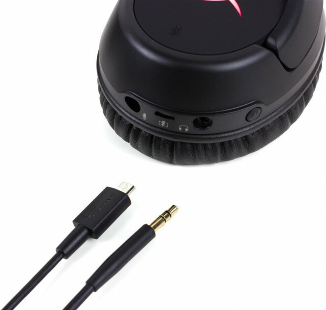 Kingston HYPERX Cloud Flight Wireless + Wired Gaming / HX-HSCF-BK/EM / Black