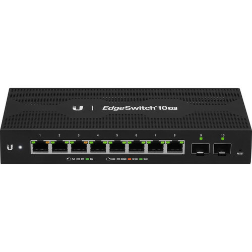 Ubiquiti EdgeSwitch ES-10XP / 8-Port Gigabit RJ45 /