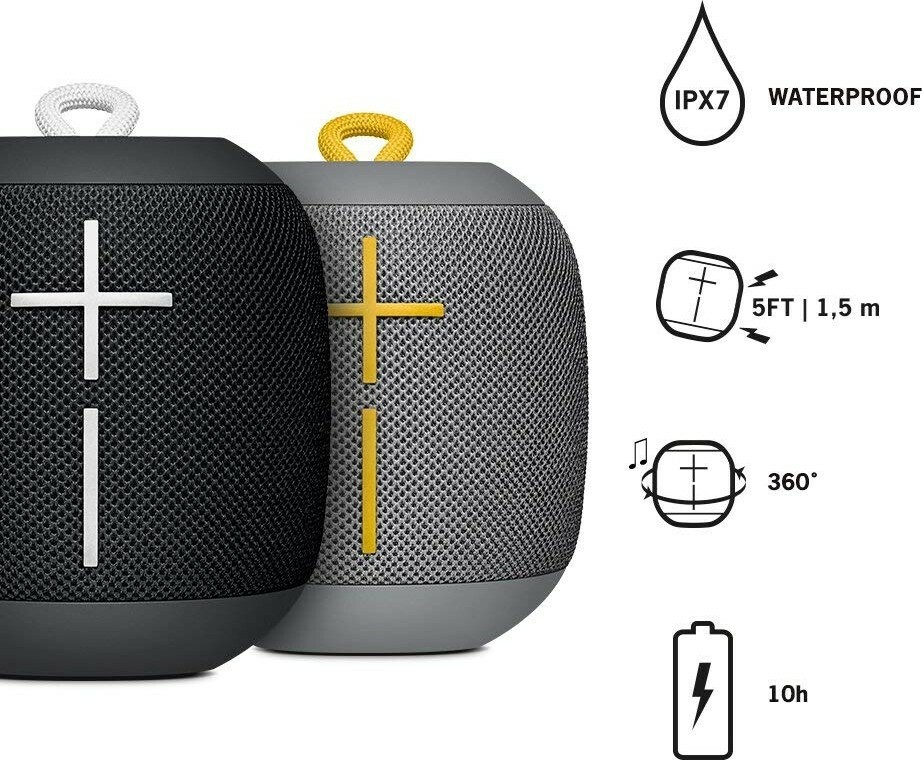 Portable Speaker Logitech Ultimate Ears Wonderboom / 2-pack Bundle / 991-000238 /