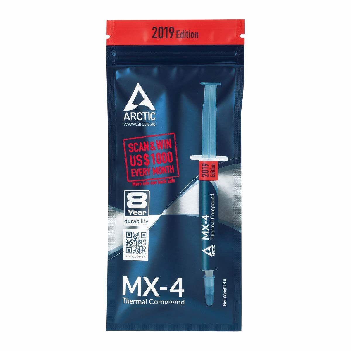 Thermal paste Arctic MX-4 / 4gr / Edition 2019 / ACTCP00002B