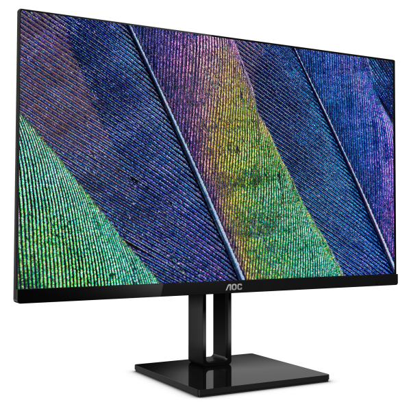 Monitor AOC 27V2Q / 27.0" Full HD IPS LED / Borderless / 5ms / 50M:1 / 250cd / Black