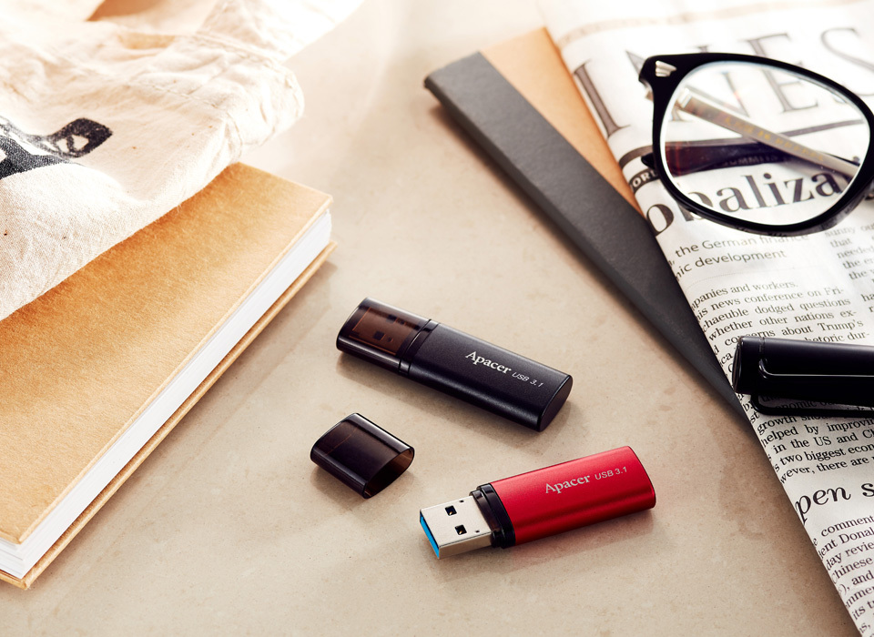 USB3.1 Apacer AH25B / 64GB / AP64GAH25BR-1 / Red