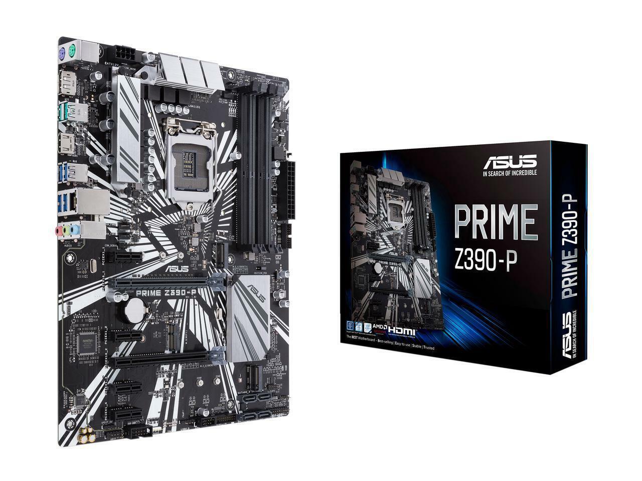 MB ASUS PRIME Z390-P / Intel Z390 / LGA1151 / Dual DDR4 4266MHz / ATX /