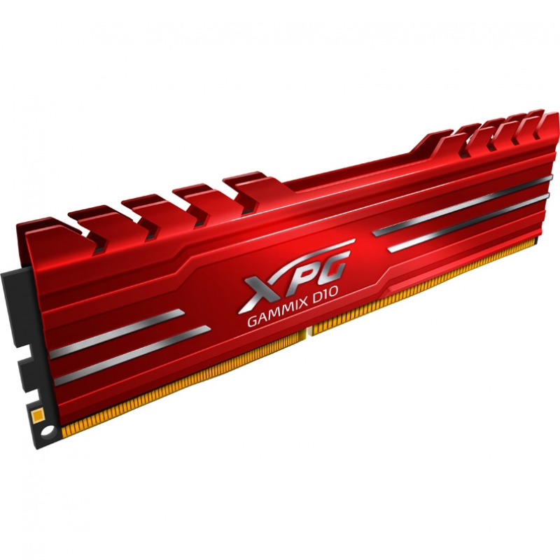 RAM ADATA XPG Gammix D10 / 16GB / DDR4 / 3200MHz / Heatsink / Red