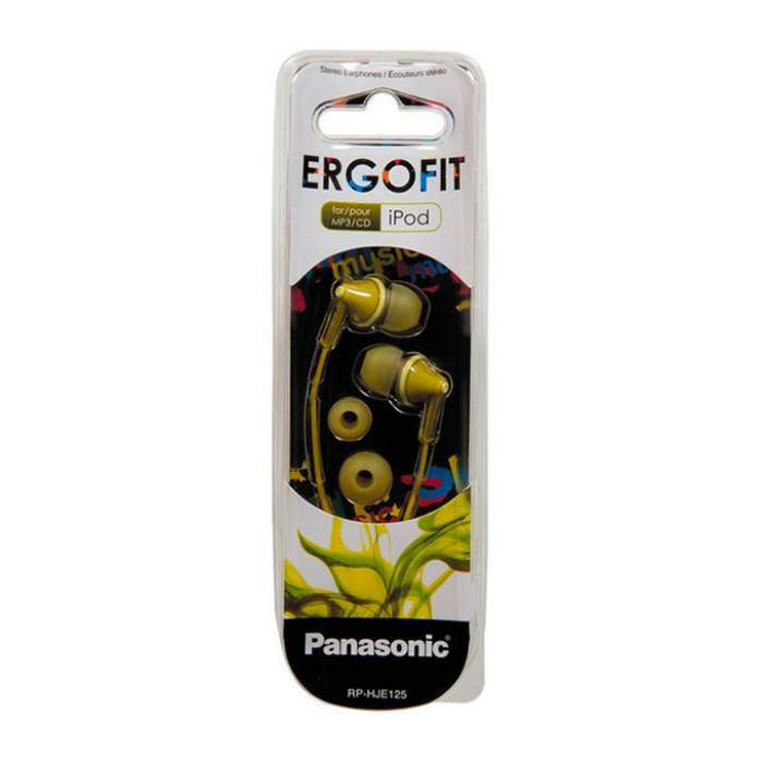 Earphones Panasonic RP-HJE125E / Yellow