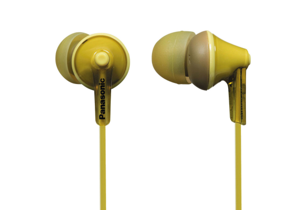 Earphones Panasonic RP-HJE125E / Yellow