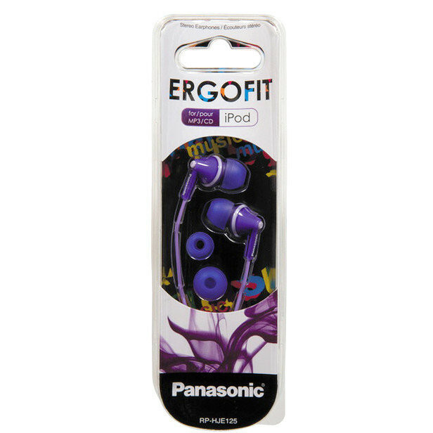Earphones Panasonic RP-HJE125E / Purple