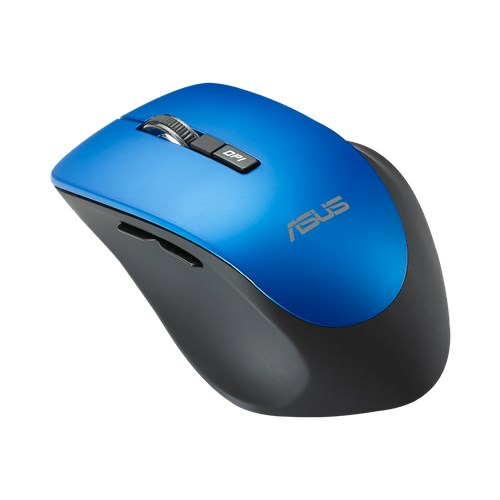 Mouse ASUS WT425 / Wireless / Silent / Optical / 1000-1600 dpi / 6 buttons / Ergonomic / Blue
