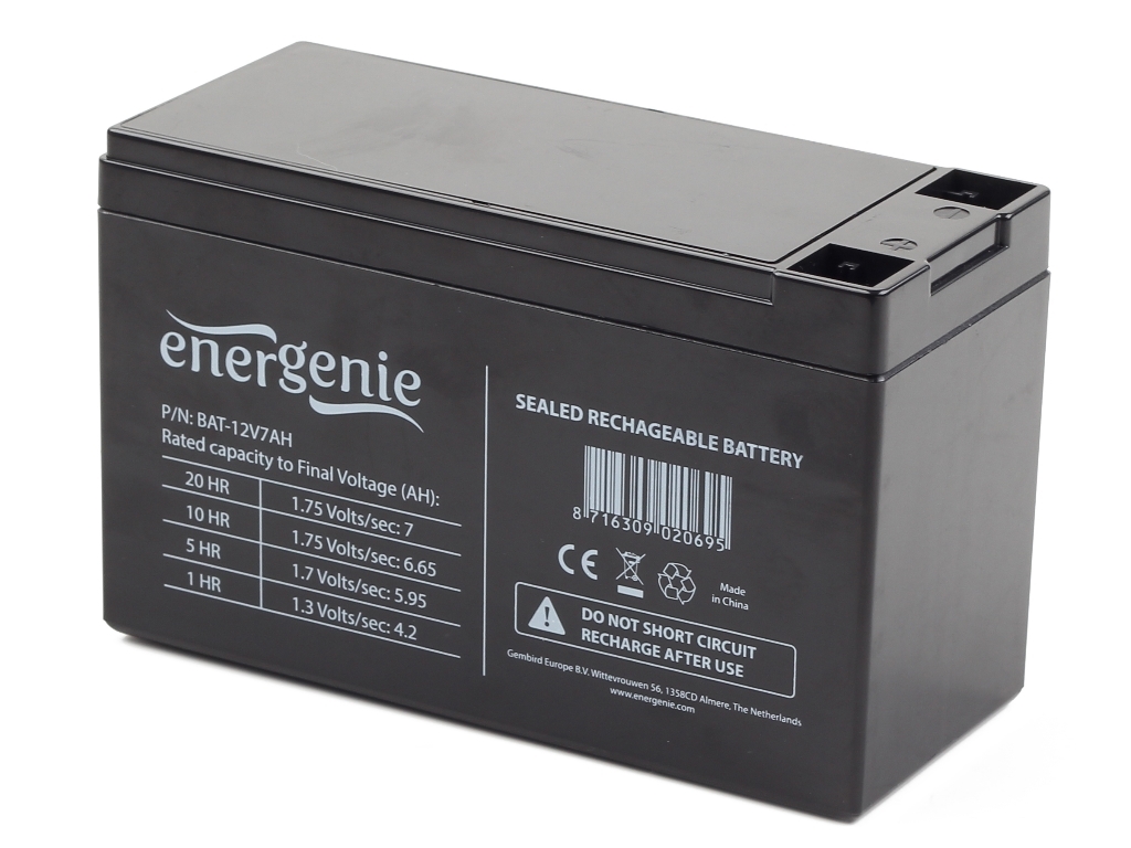 Gembird 12V 7AH BAT-12V7AH