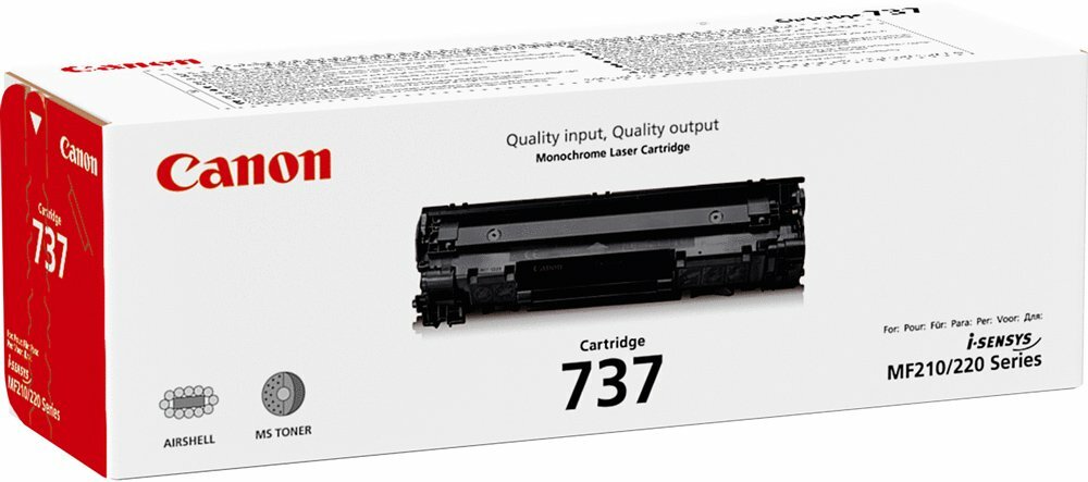 Cartridge Canon 737 / Original / Black