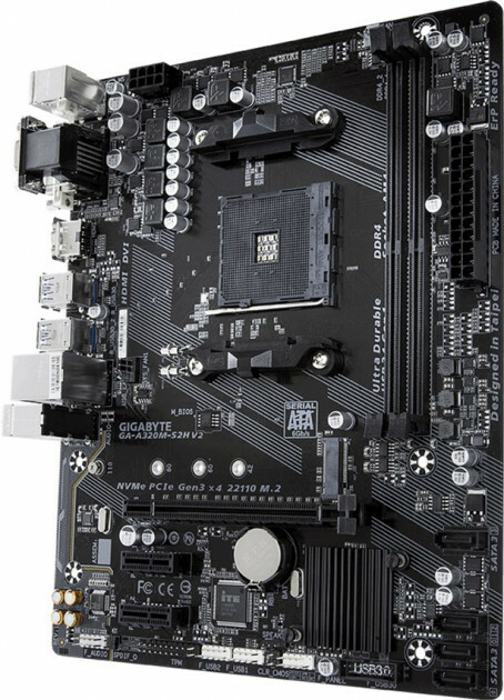 GIGABYTE A320M-S2H V2 / mATX Socket AM4 Dual 2x DDR4 3200