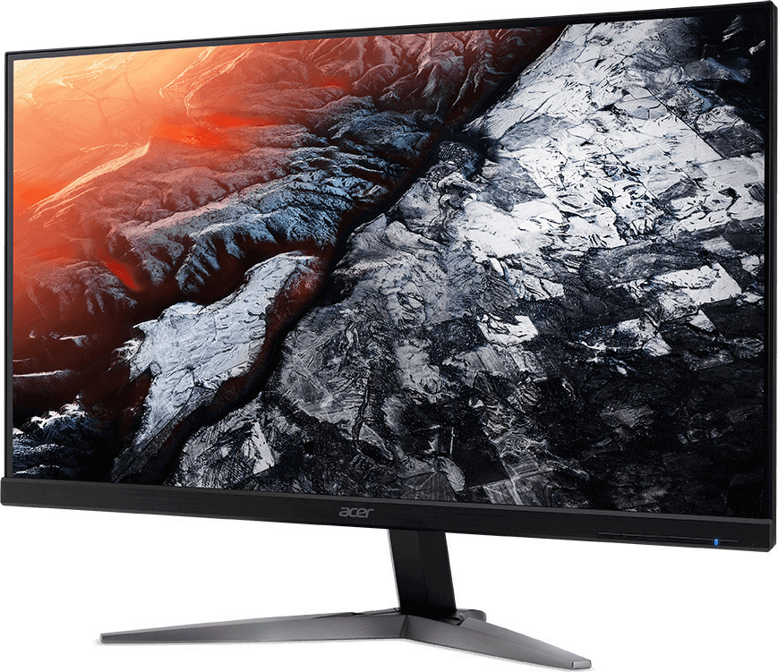 Monitor ACER Gaming KG271U / 27.0" LED 2560x1440 / 144Hz Refresh Rate / ZeroFrame / 1ms / 100M:1 / 350cd / FreeSync / Speakers / UM.HX1EE.A15 / Black