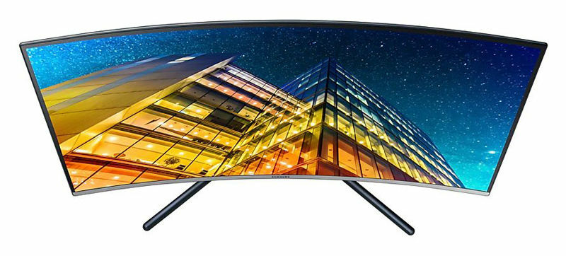 Samsung U32R590CWI / 32.0" Curved 4K UHD / MultiView PIP Grey