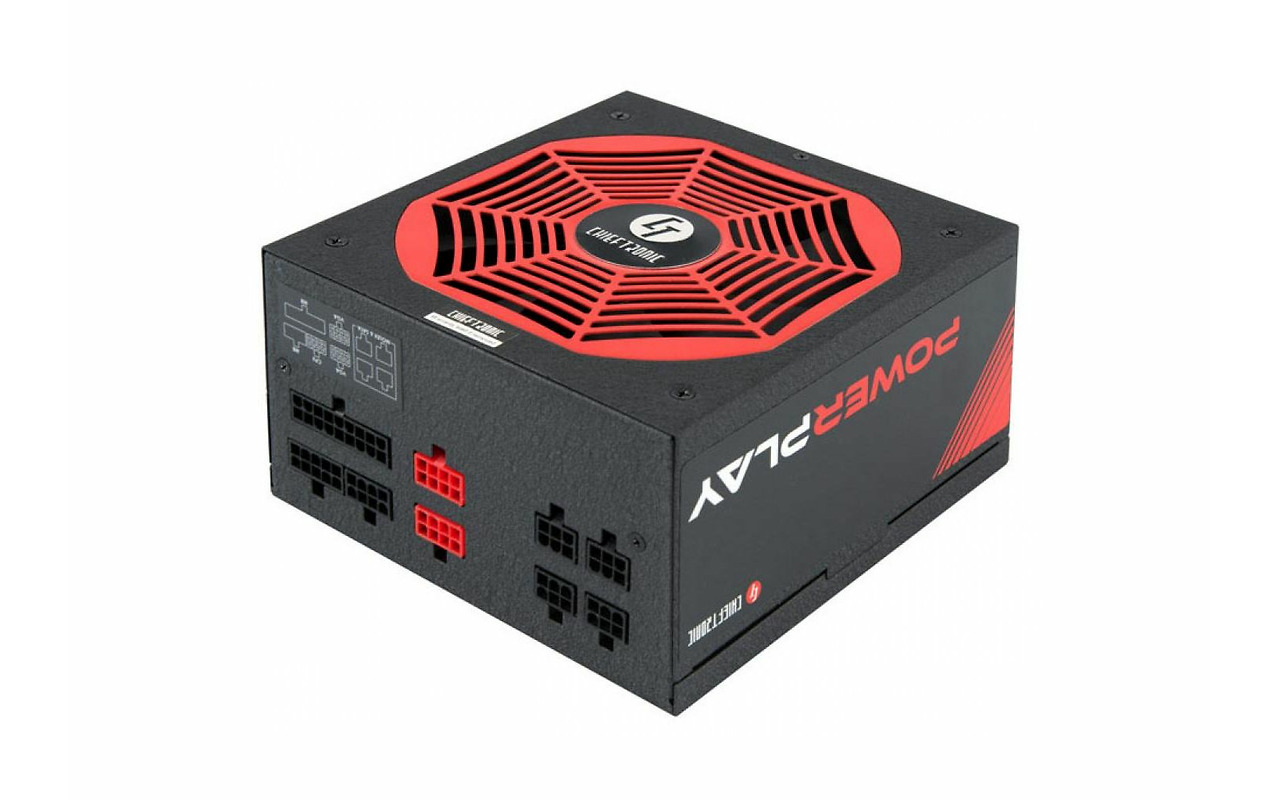PSU Chieftec POWER PLAY GPU-750FC / 750W / 80+ Gold / Full Modular cable / Active PFC /