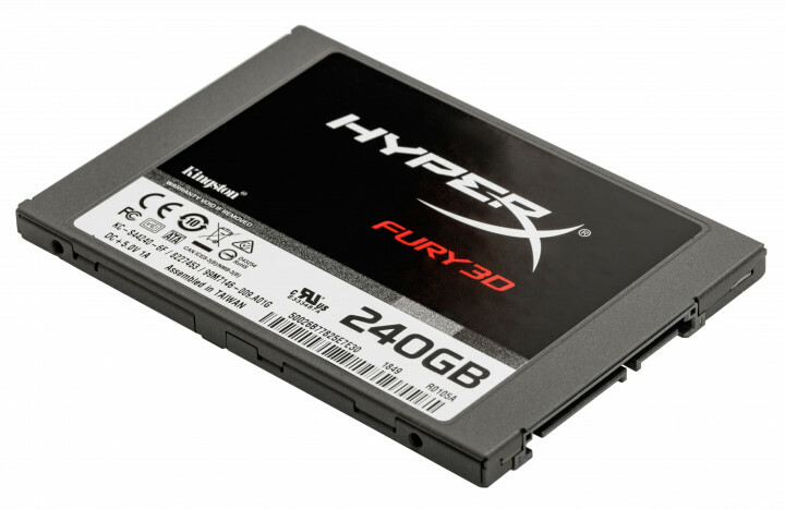 2.5" SSD Kingston HyperX FURY 3D / 240GB / SATAIII / 7mm / Controller Silicone Motion SM2258XT / 3D NAND TLC / KC-S44240-6F /