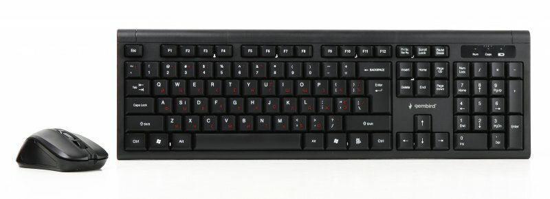 KIT Gembird KBS-WM-03 / Keyboard & Mouse / Black
