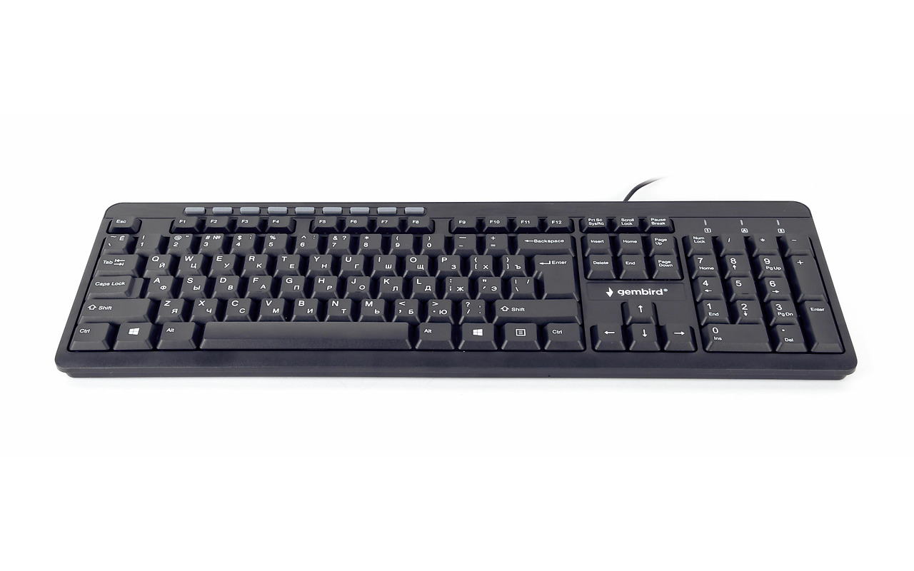 Keyboard Gembird KB-UM-106-RU / Silent /