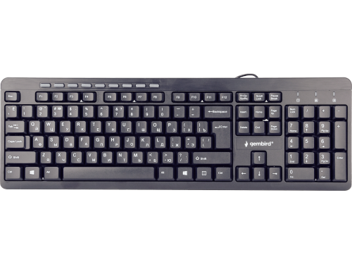 Keyboard Gembird KB-UM-106-RU / Silent /