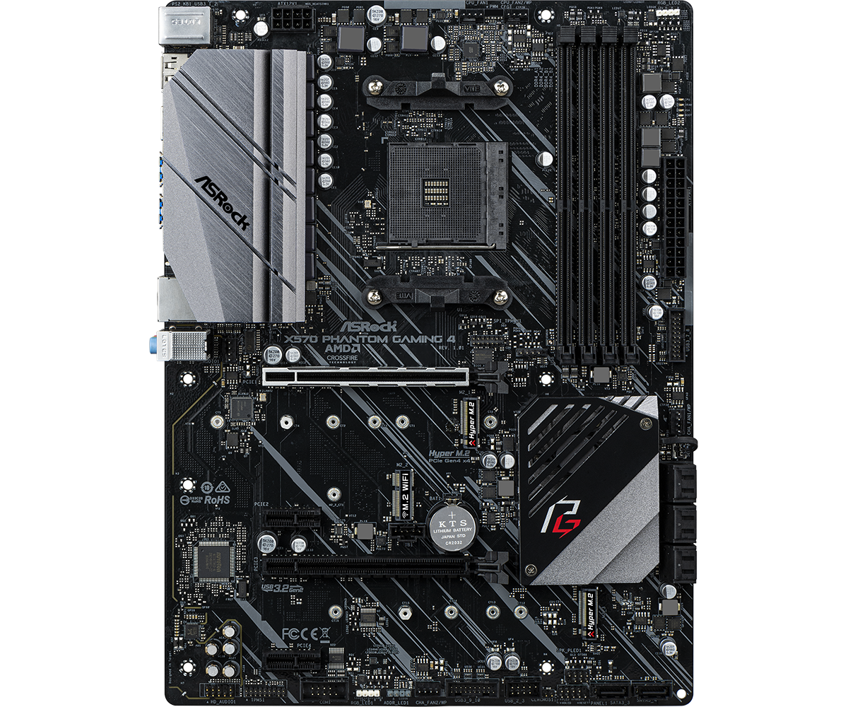 ASRock X570 PHANTOM GAMING 4 / ATX AM4 Socket /