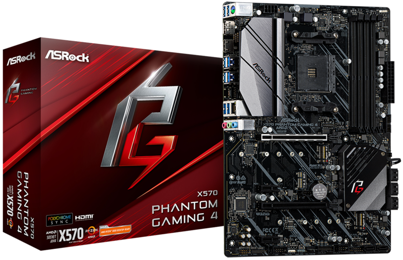 ASRock X570 PHANTOM GAMING 4 / ATX AM4 Socket /