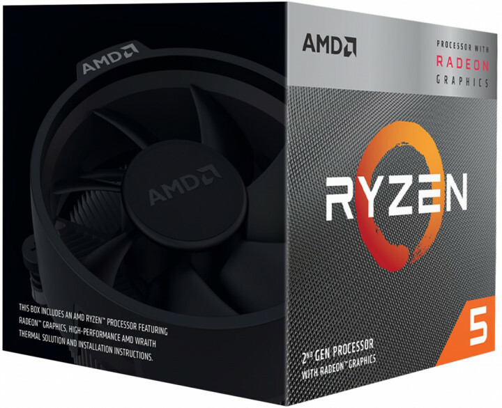 AMD Ryzen 5 3400G With Cooler