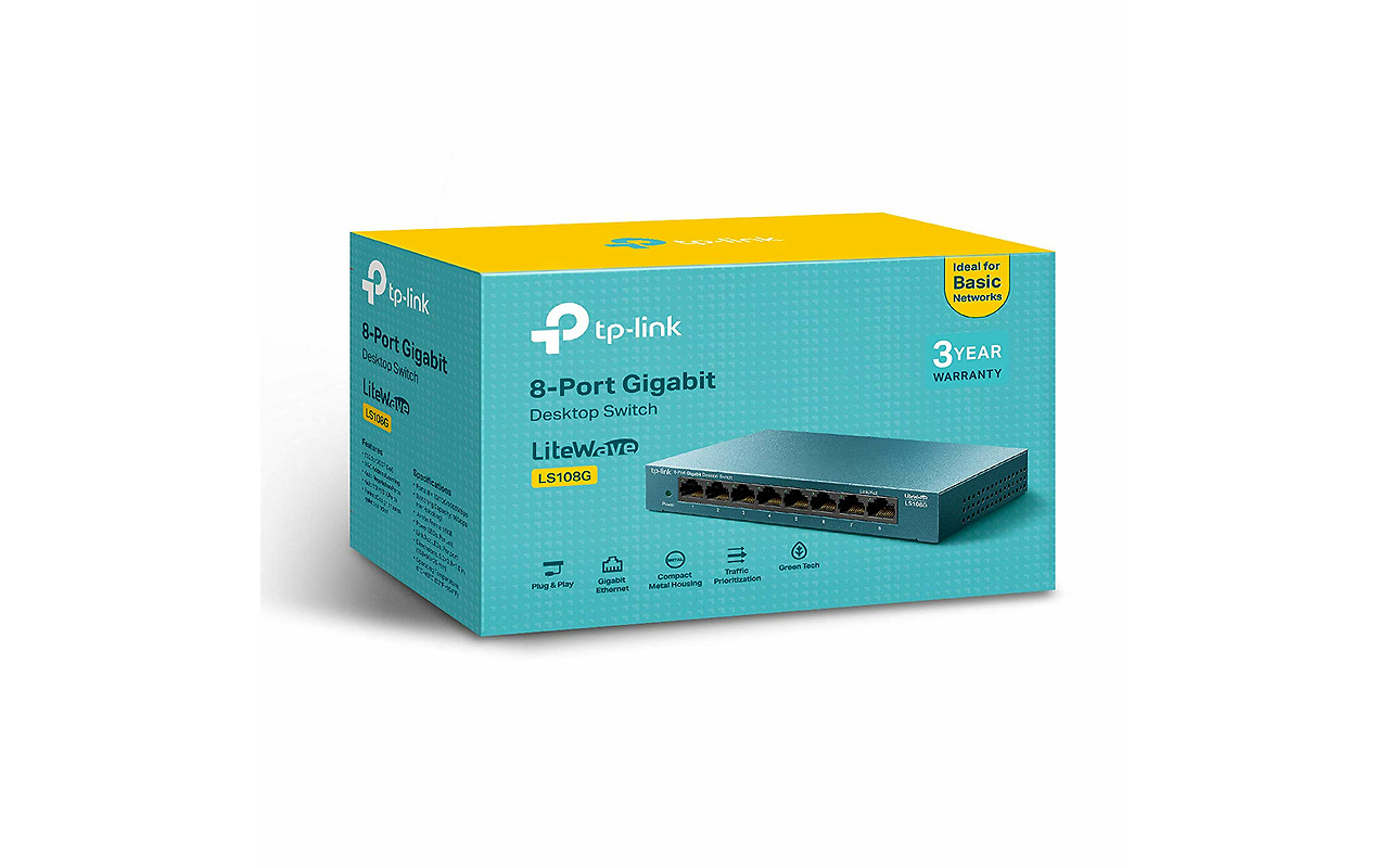 Switch TP-LINK LS108G / 8-port /