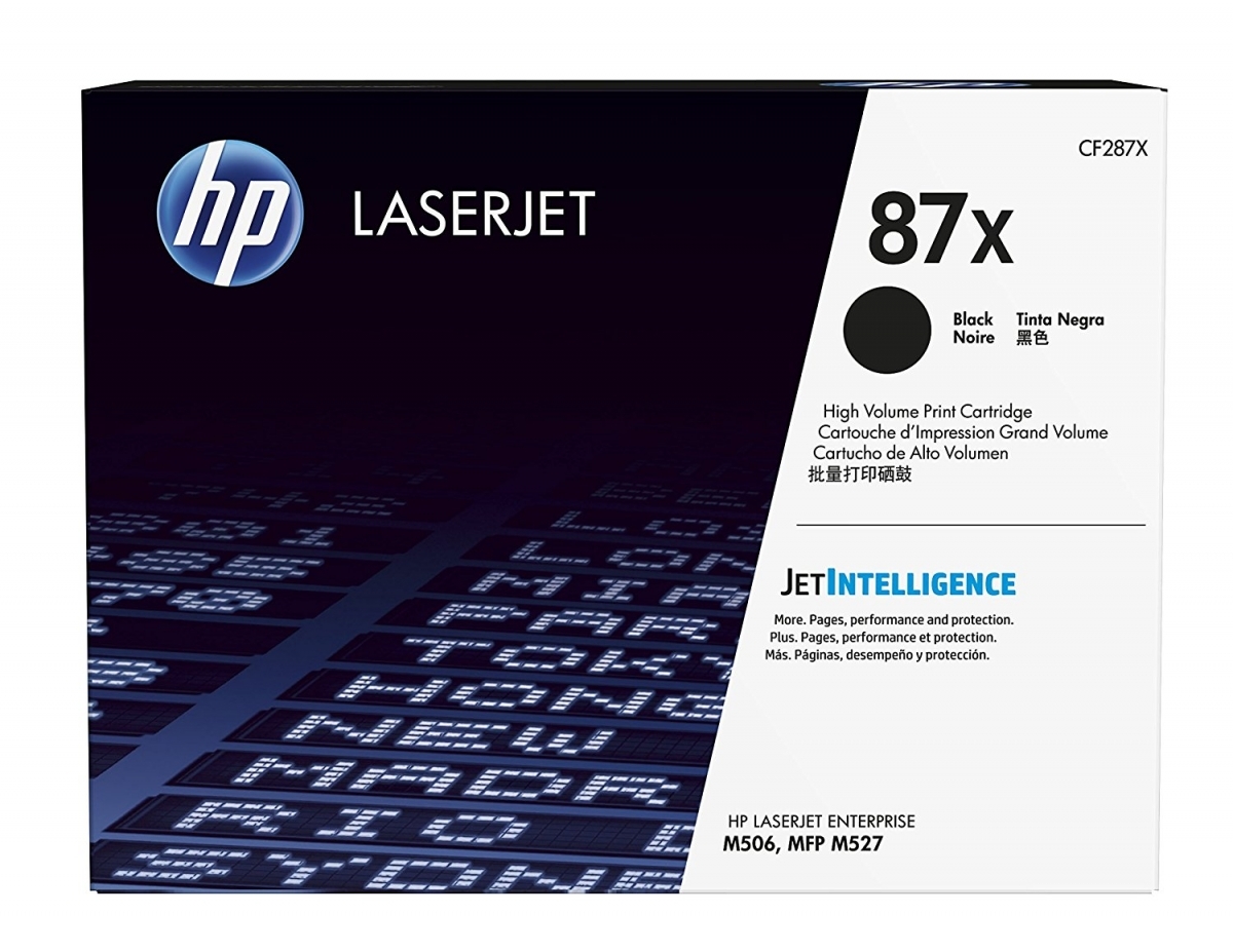 HP 87X High Yield Black Original LaserJet Toner Cartridge CF287X / Black