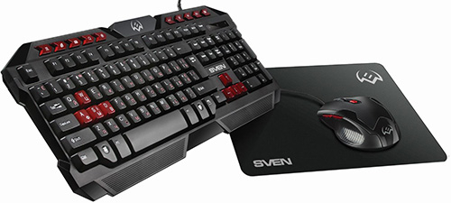 KIT Sven GS-9200 / Keyboard & Mouse & Mouse Pad /