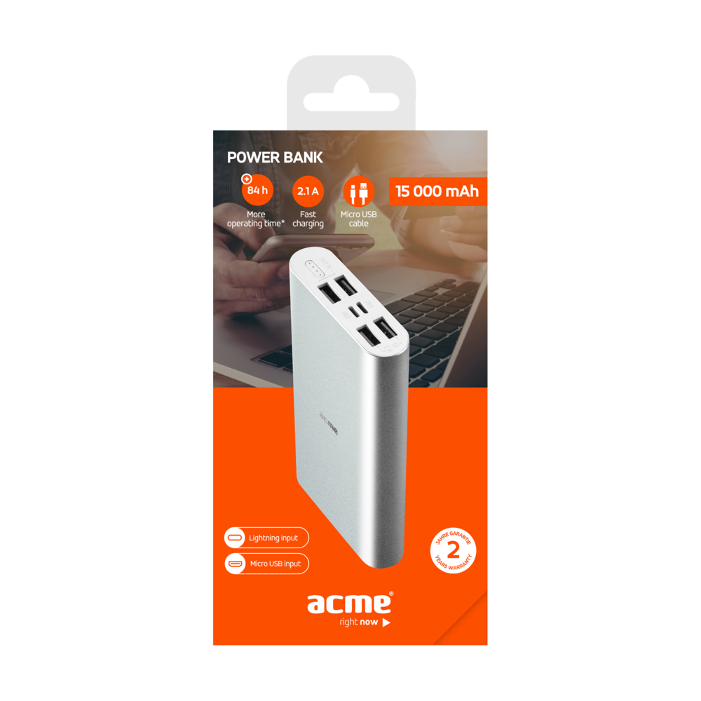 Power bank ACME PB16S 15000Mah
