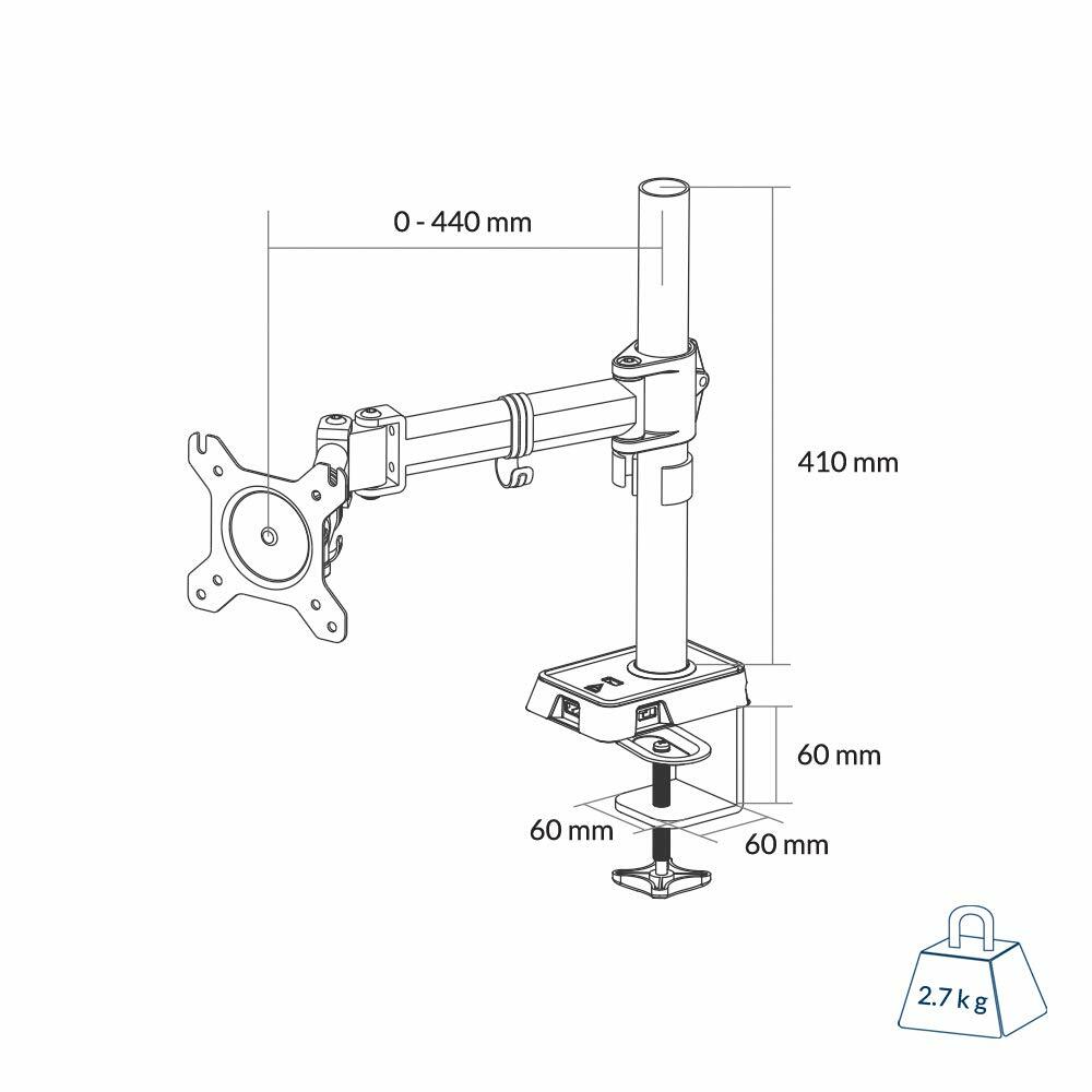 Arctic Z1 Basic Monitor Arm