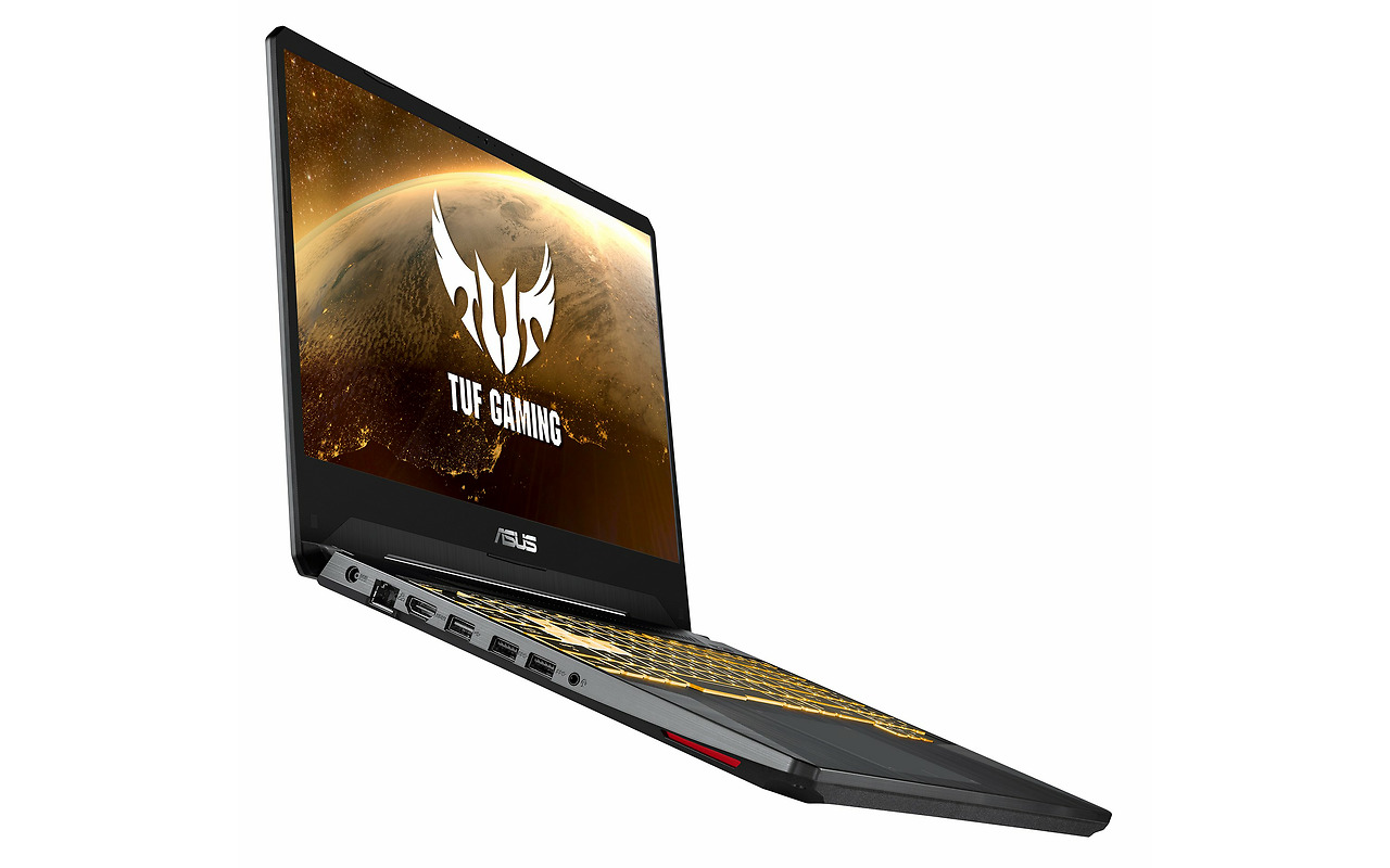 ASUS TUF FX505DT / 15.6" FullHD / AMD Ryzen 7 3750H / 16Gb RAM / 512Gb SSD / GeForce GTX 1650 4Gb / No OS / Black