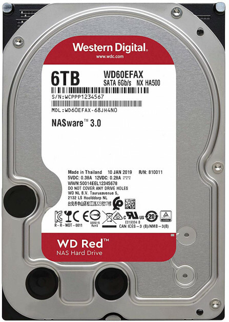 3.5'' HDD Western Digital WD60EFAX Caviar Red 6.0TB /