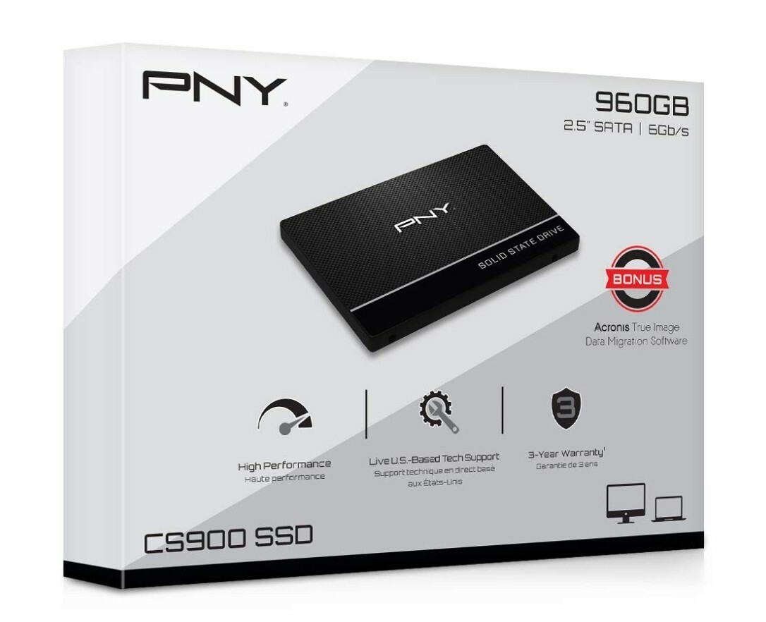 2.5" SSD PNY CS900 / 960GB / SSD7CS900-960-PB