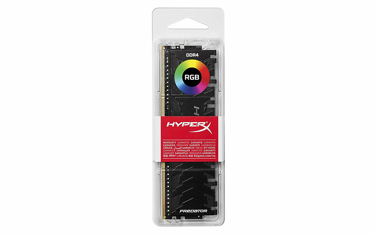 RAM Kingston HyperX Predator RGB HX430C15PB3A/8 / 8GB / DDR4 / 3000 / PC24000 / CL15 / 1.35V /