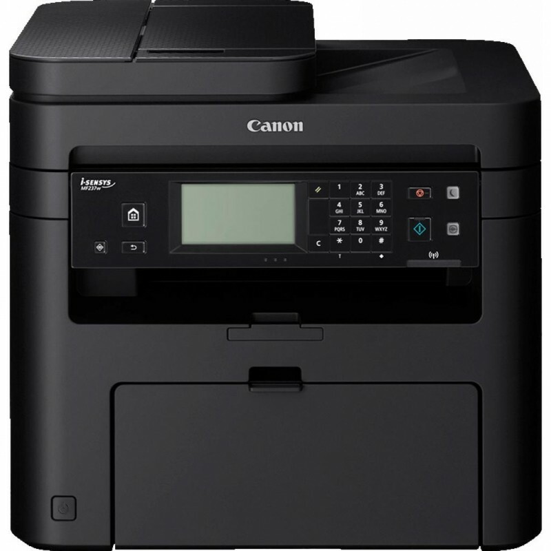 MFD Canon i-SENSYS MF237w + 2x CRG737 / A4 / Mono Printer / Copier / Color Scanner / Fax / ADF / Black