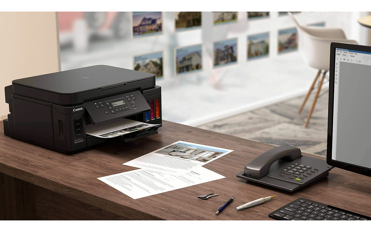 MFD Canon Pixma G6040 / A4 / Wi-F / Ethernet / Print / Copy / Scan / Duplex / Black