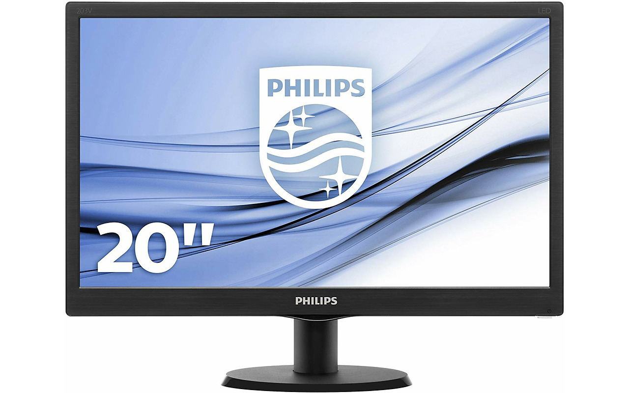Monitor Philips 203V5LSB26 / 19.5" 1600x900 / 5ms / 200cd / LED10M:1 / Black