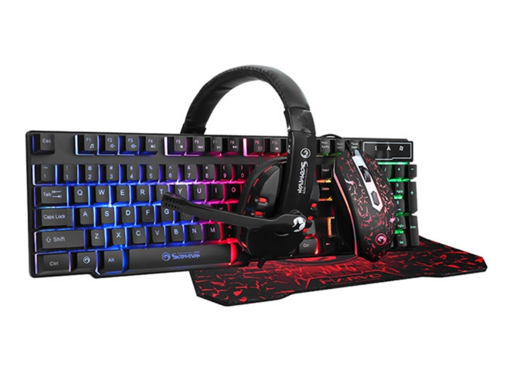 Combo KIT MARVO CM370 / Keyboard + Mouse + Mouse Pad + Headset