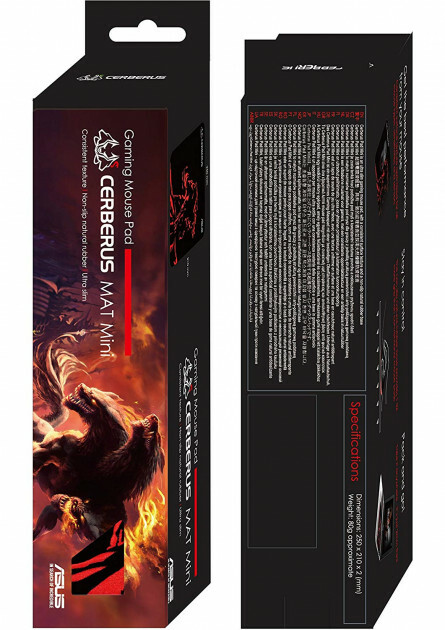 MousePad ASUS Cerberus Mat Mini / 250x210mm / Red
